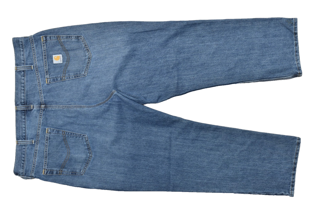 Carhartt Relaxed Fit Straight Leg Blue Jeans Mens Size 40x30 Denim Workwear